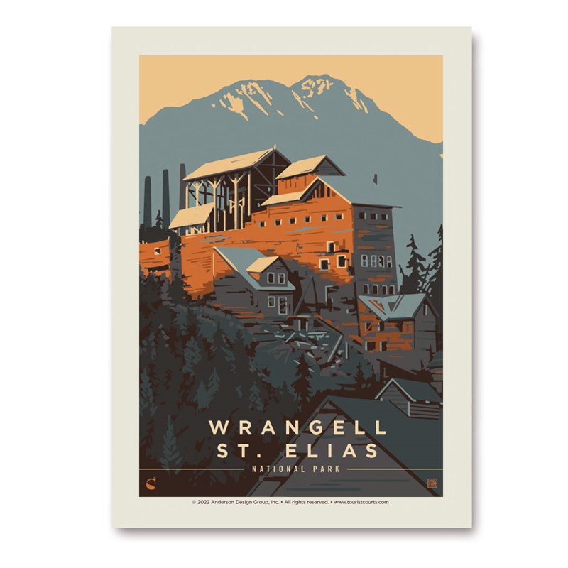 Wrangell-St Elias NP Ghost Town | Vertical Sticker