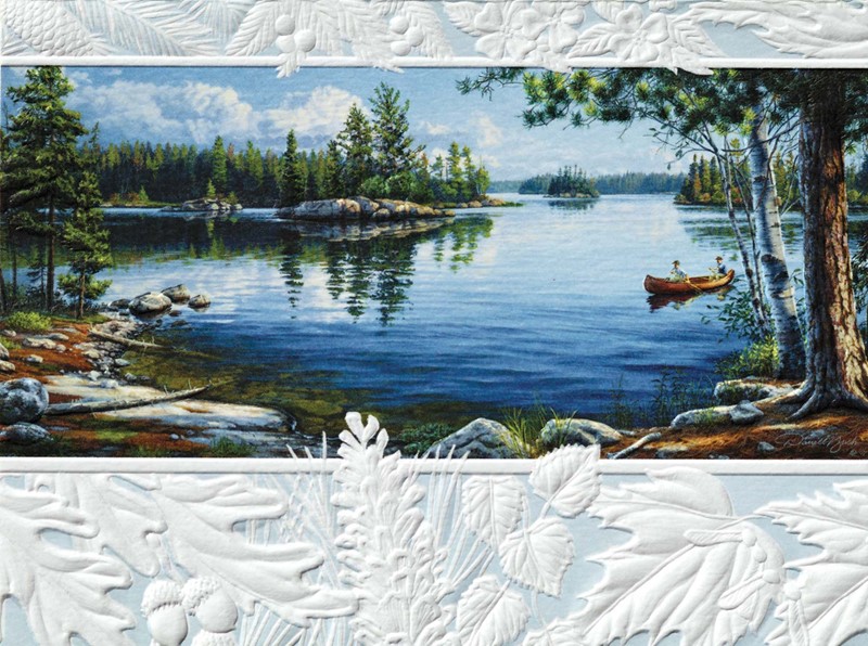 Blue Water Canoe | Birthday greeting cards