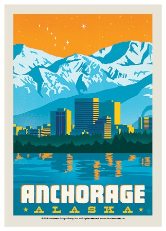 Anchorage Skyline | Postcard