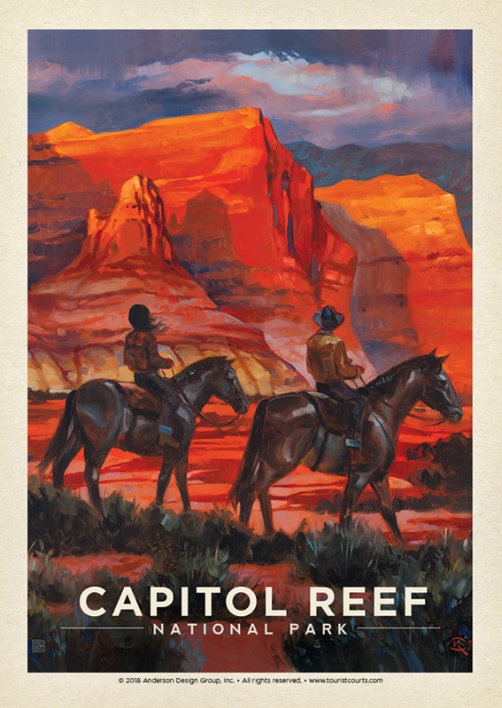 Capitol Reef NP: Happy Trails | Postcards