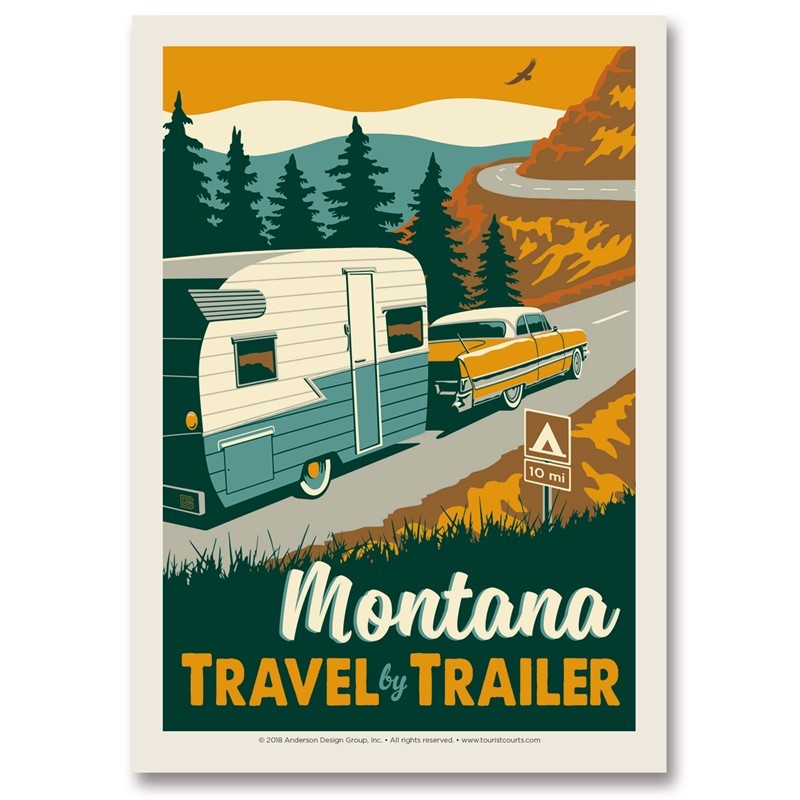 MT Travel by Trailer | Postcards