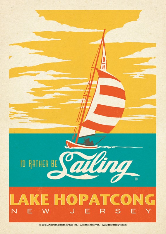 NJLH I'd Rather Be Sailing | Postcards