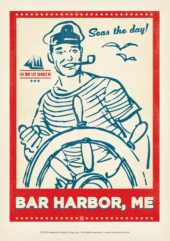 Seas the Day Bar Harbor | Postcards