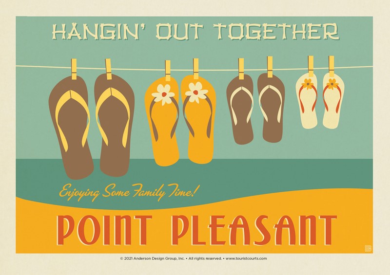 Point Pleasant Beach Hanging| Postcard