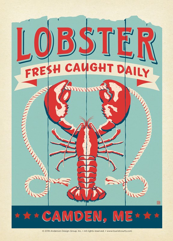 ME Lobster Camden | Postcard