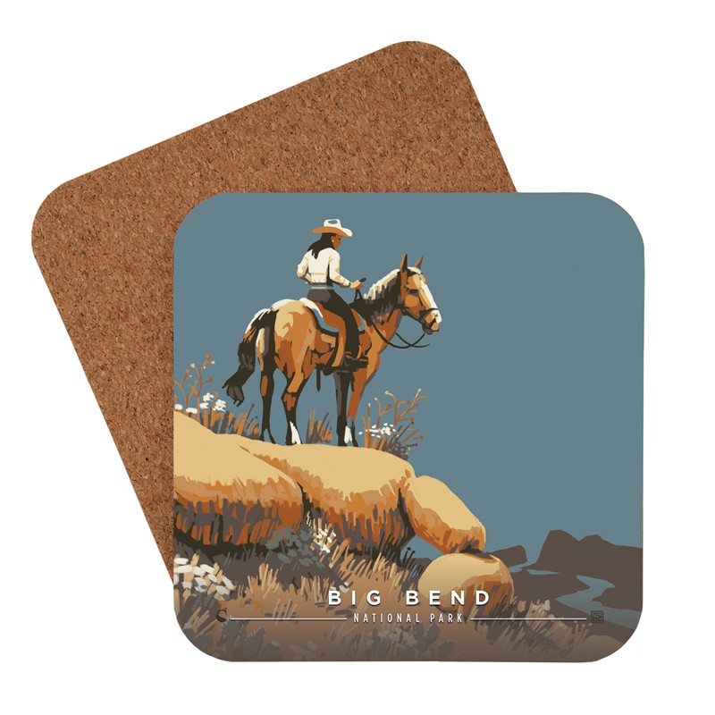 Big Bend NP Desert Vista Coaster | Made in the USA