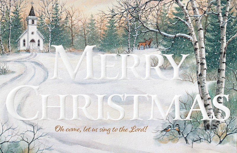 Merry Christmas | Inspirational boxed Christmas cards