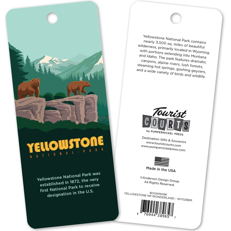 Yellowstone Bison Bookmark | Bookmarks