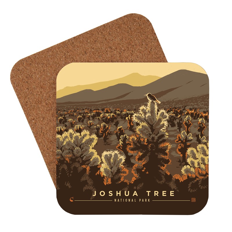 Joshua Tree NP Golden Hush Coaster |USA Made