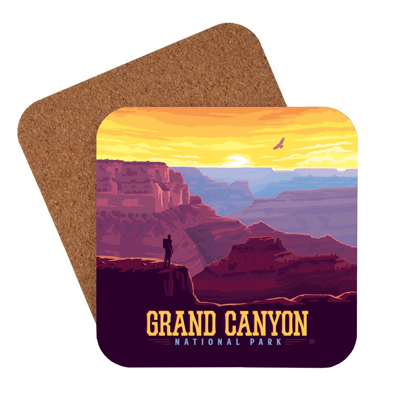 Grand Canyon National Park Sunset Splendor Coaster | USA Made