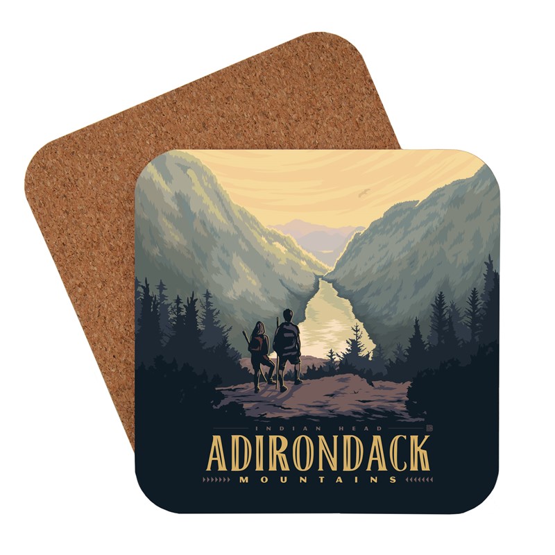 Adirondack Mtns Indian Head Coaster | Made in USA