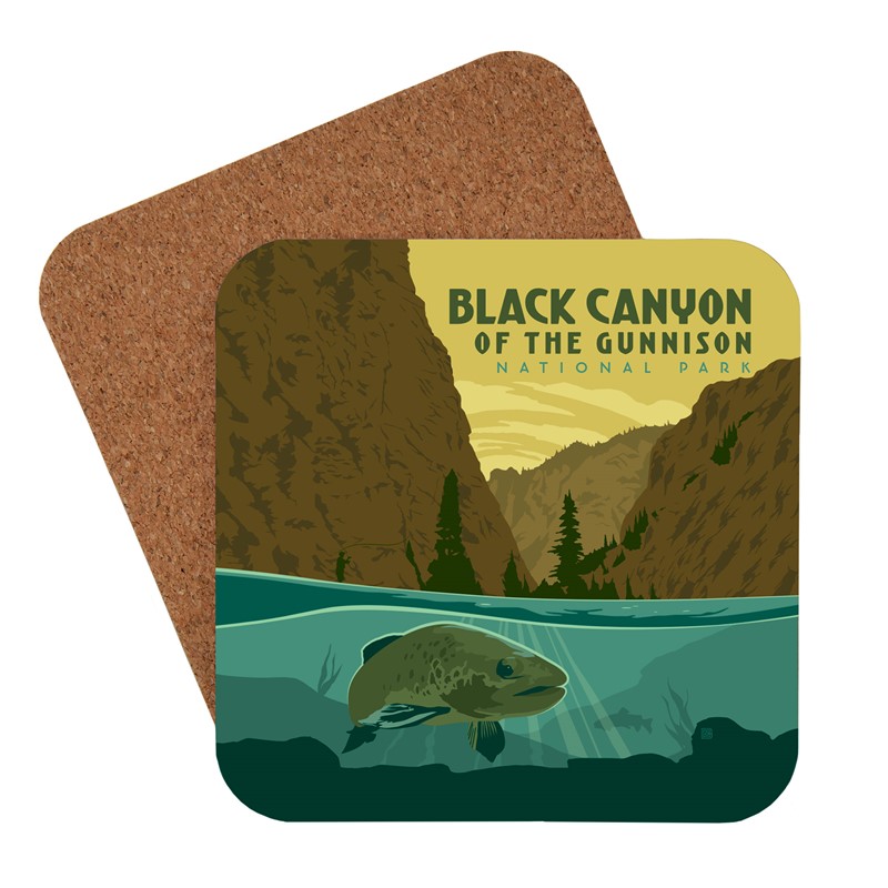 Black Canyon of the Gunnison NP Trout Coaster | USA Made