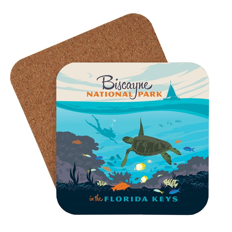 Biscayne NP Diver Coaster | USA Made