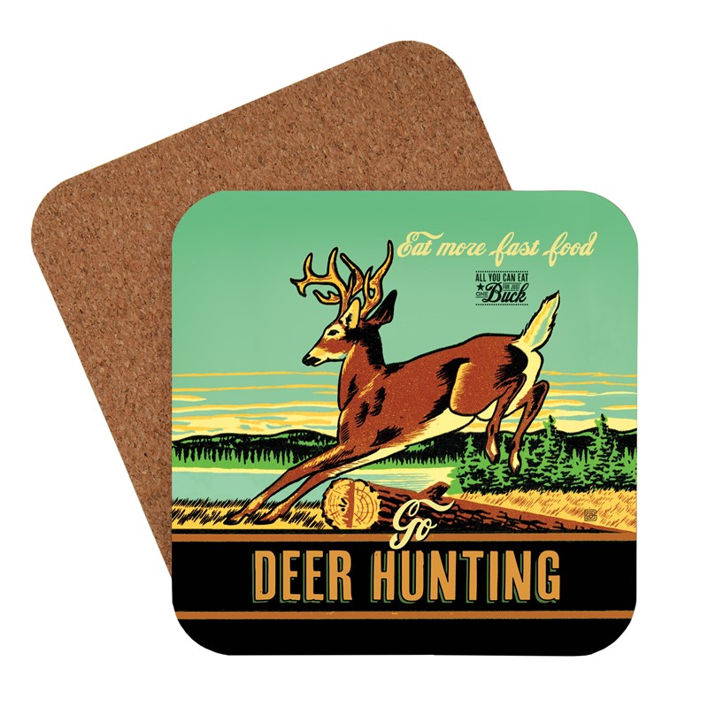 Go Deer Hunting Coaster | USA Made