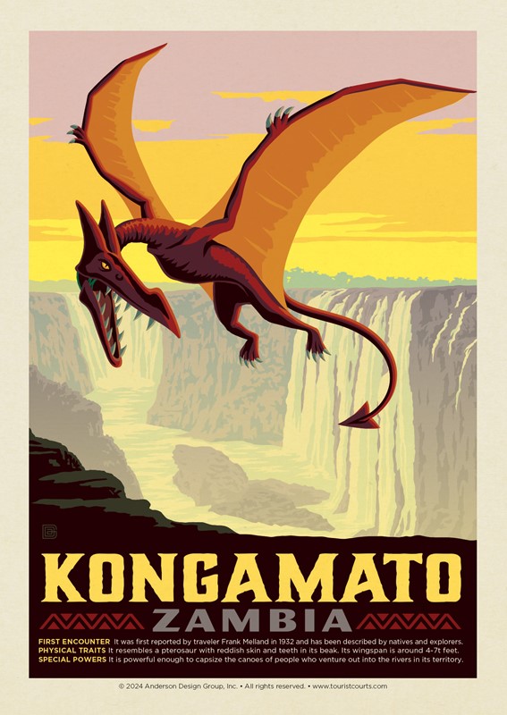 Mythical Creatures Zambian Kongamato | USA Made