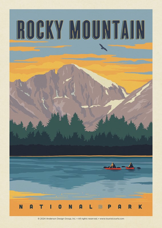 Rocky Mountain National Park Kayakers | USA Made