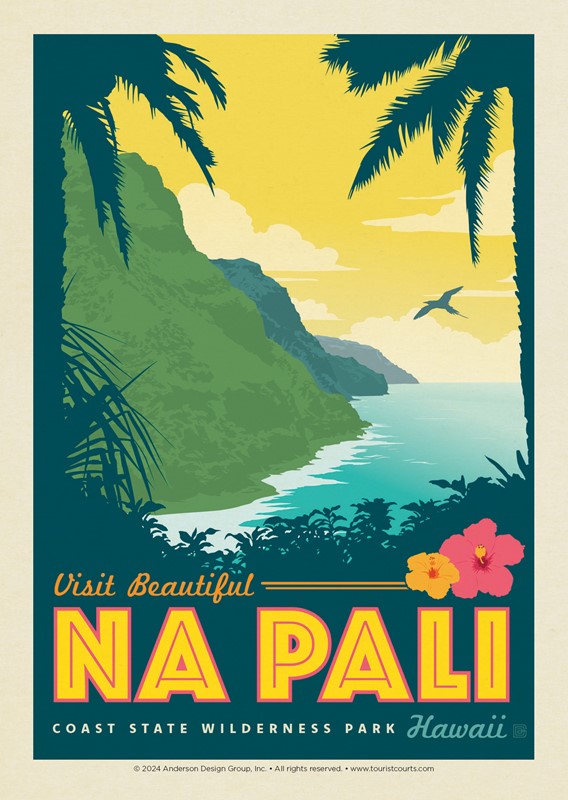 HI Na Pali State Wilderness Park Postcard | USAMade