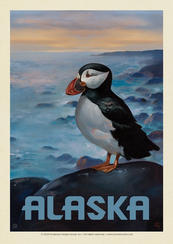 Alaska Puffin Postcard | USA Made