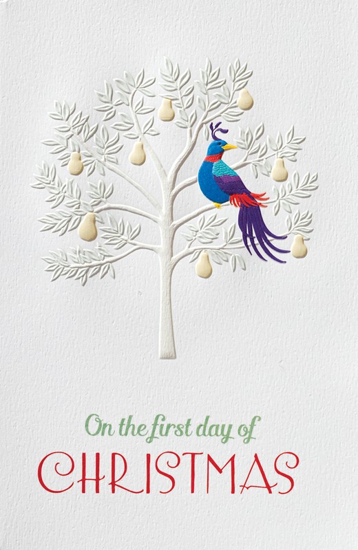 Partridge In A Pear Tree | Inspirational boxed Christmas cards