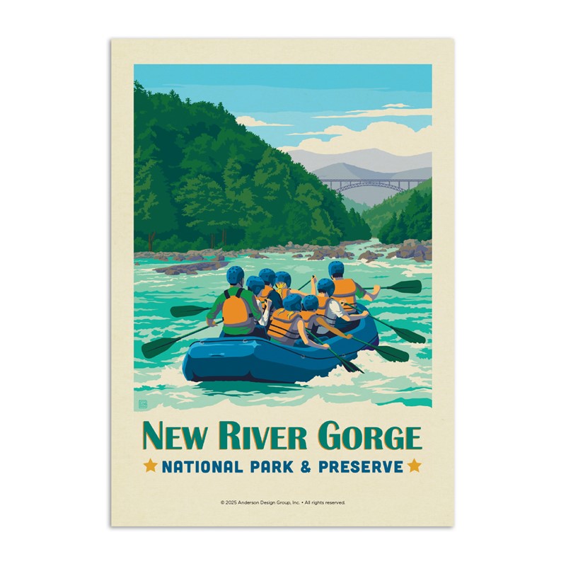 New River Gorge National Park & Preserve Postcard   | American Made