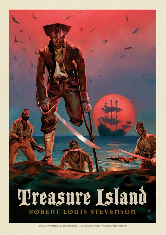 Treasure Island Postcard | USA Made