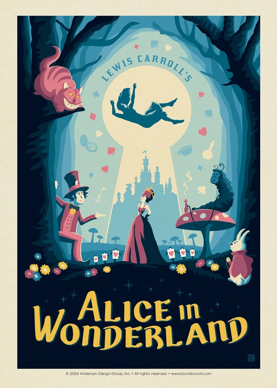 Alice in Wonderland Postcard | USA Made