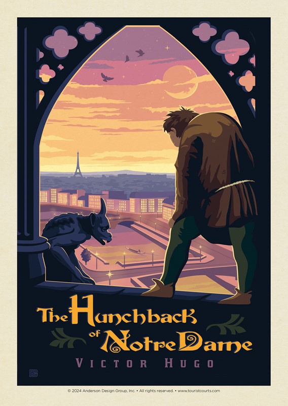 The Hunchback of Notre Dame Postcard | USA Made