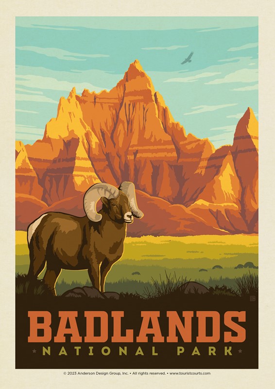 Badlands National Park Vulture Peak Postcard | USA Made