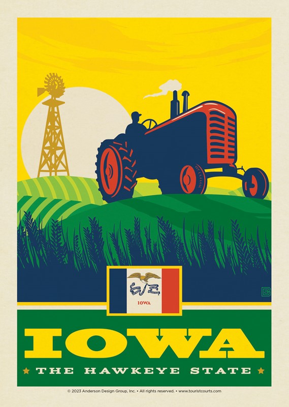 Iowa State Pride Postcard | USA Made