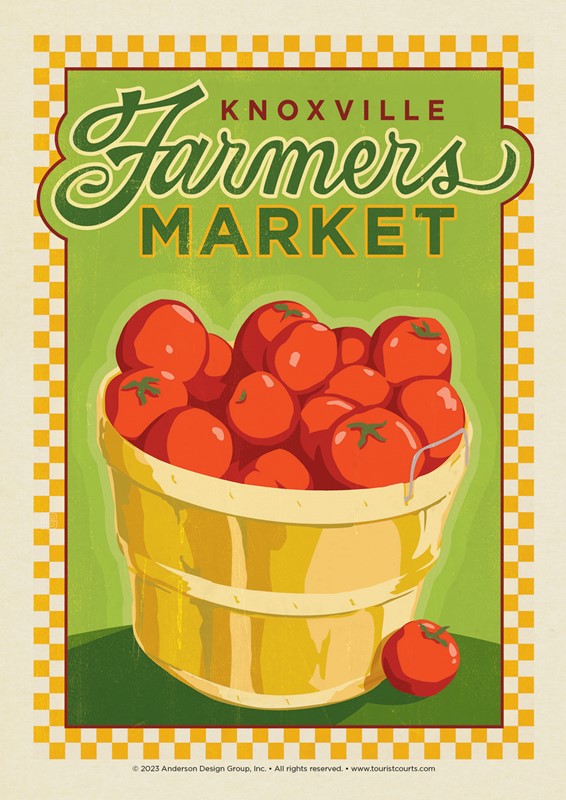 Knoxville Farmer's Market Postcard | USA Made