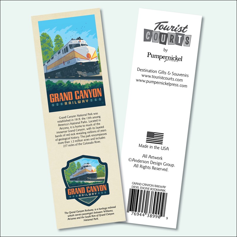 Grand Canyon Railway Diesel Engine Bookmark | Bookmarks