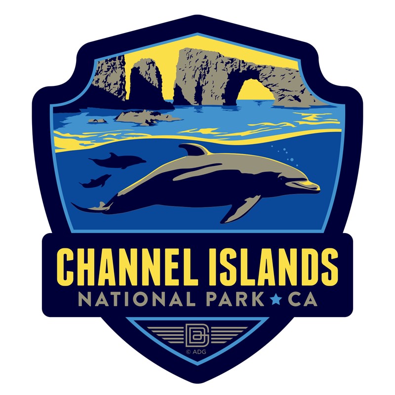 Channel Islands Emblem Sticker| American Made