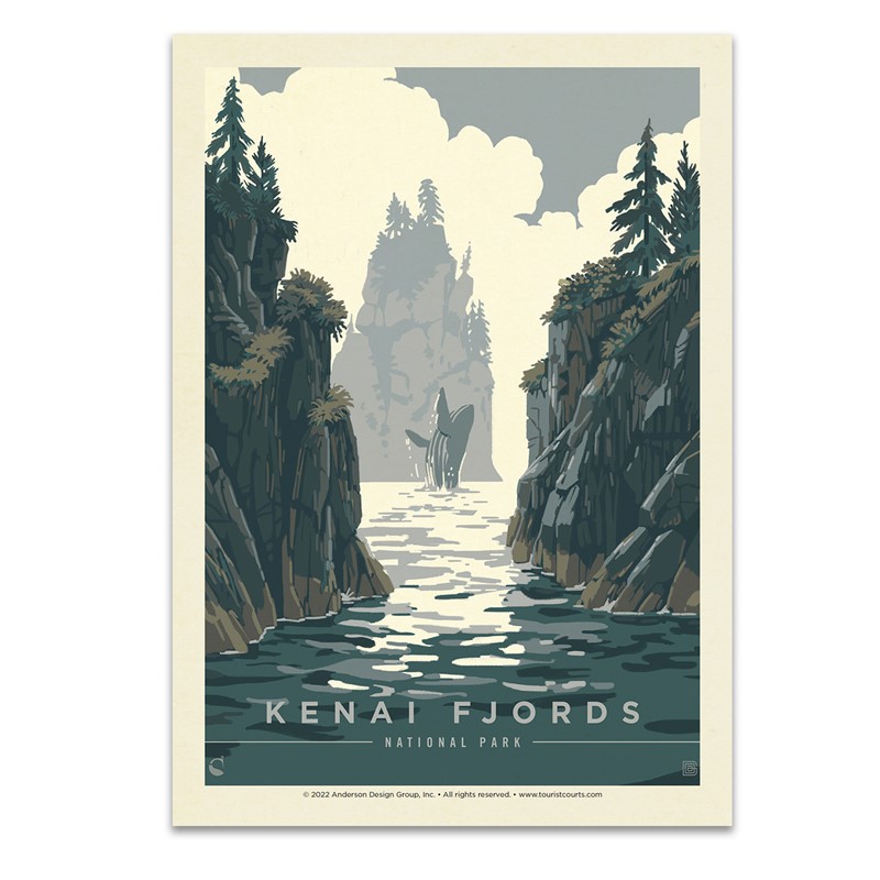 Kenai Fjords NP Whale Watching | Postcard