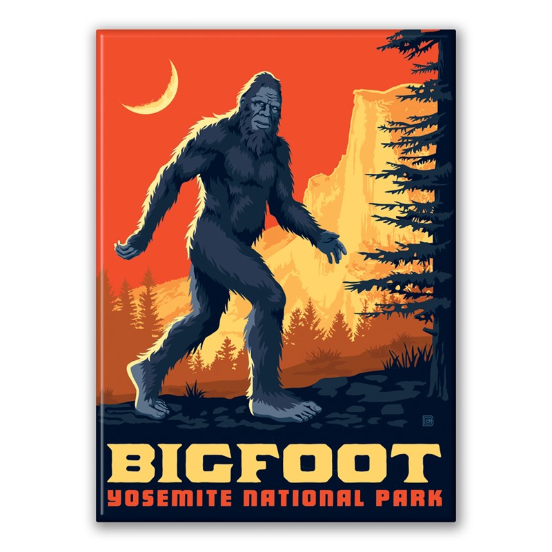 Yosemite NP Bigfoot Magnet| Made in the USA