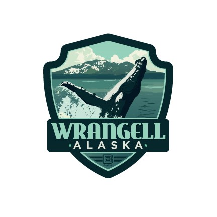 AK Wrangell Whale | Emblem Sticker