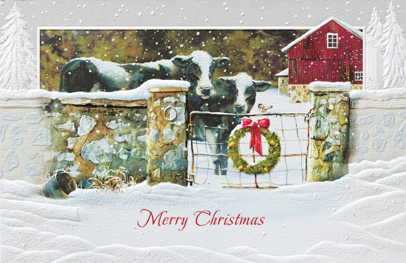 Welcoming Committee | Farm themed boxed Christmas cards