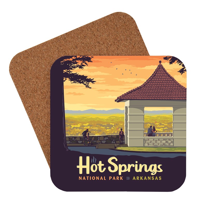 Hot Springs NP Overlook Coaster| Made in the USA
