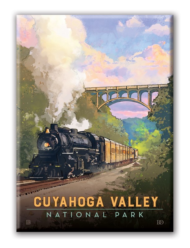 Cuyahoga Valley NP Historic Railroad Magnet| American Made Magnet