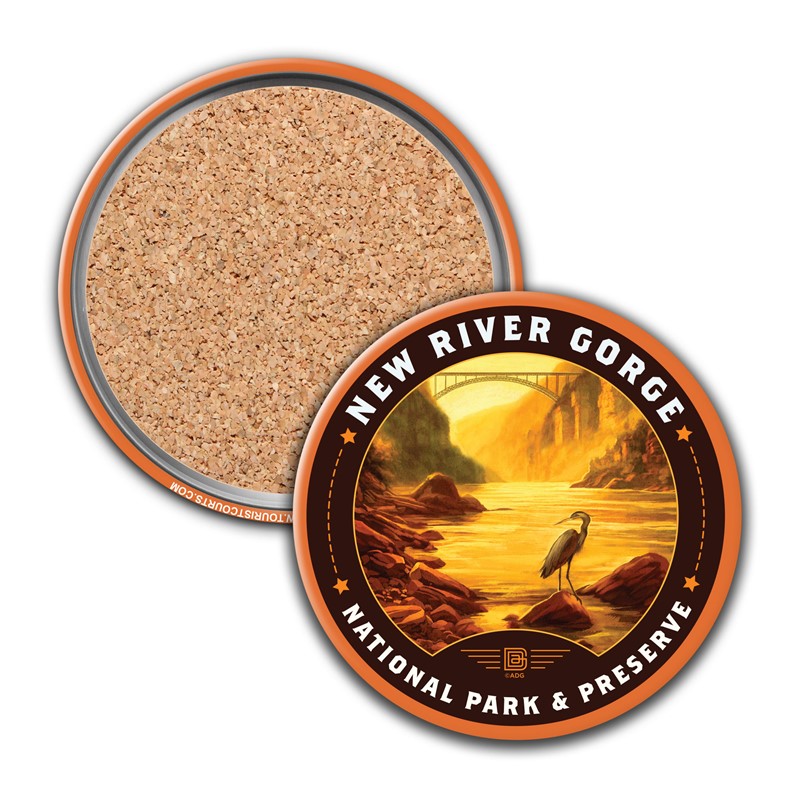 New River Gorge NP & Preserve Daybreak Circle Coaster | USA Made