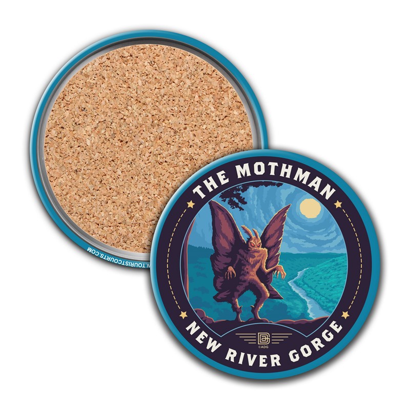 New River Gorge's Mothman Circle Coaster | USA Made