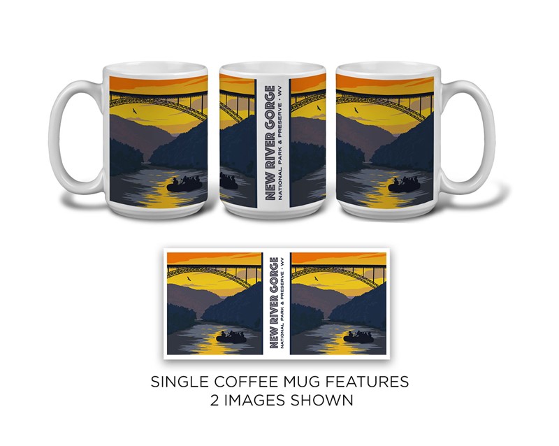 New River Gorge NP & Preserve Sunset Mug