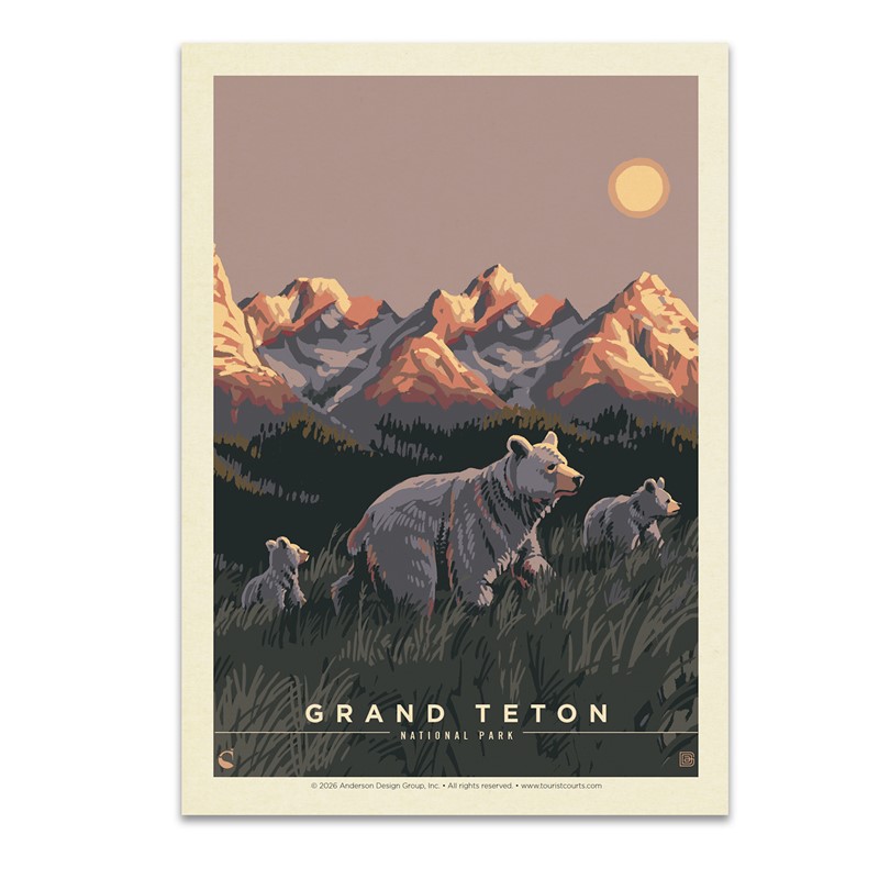 Grand Teton NP Cub Scouts Postcard | USA Made