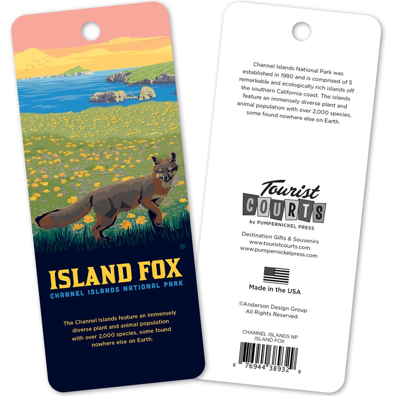 Channel Islands NP Island Fox Bookmark| Bookmarks