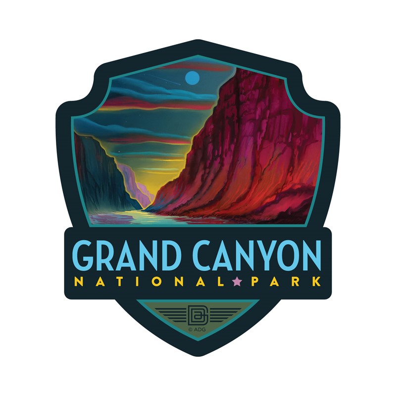 Grand Canyon NP Moonrise Emblem| Made in the USA