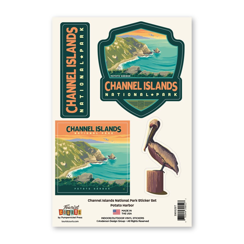 Channel Islands NP Potato Harbor Sticker Set| Made in America