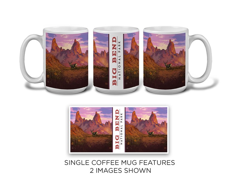 Big Bend NP Mule Deer Mug | Tourist Courts
