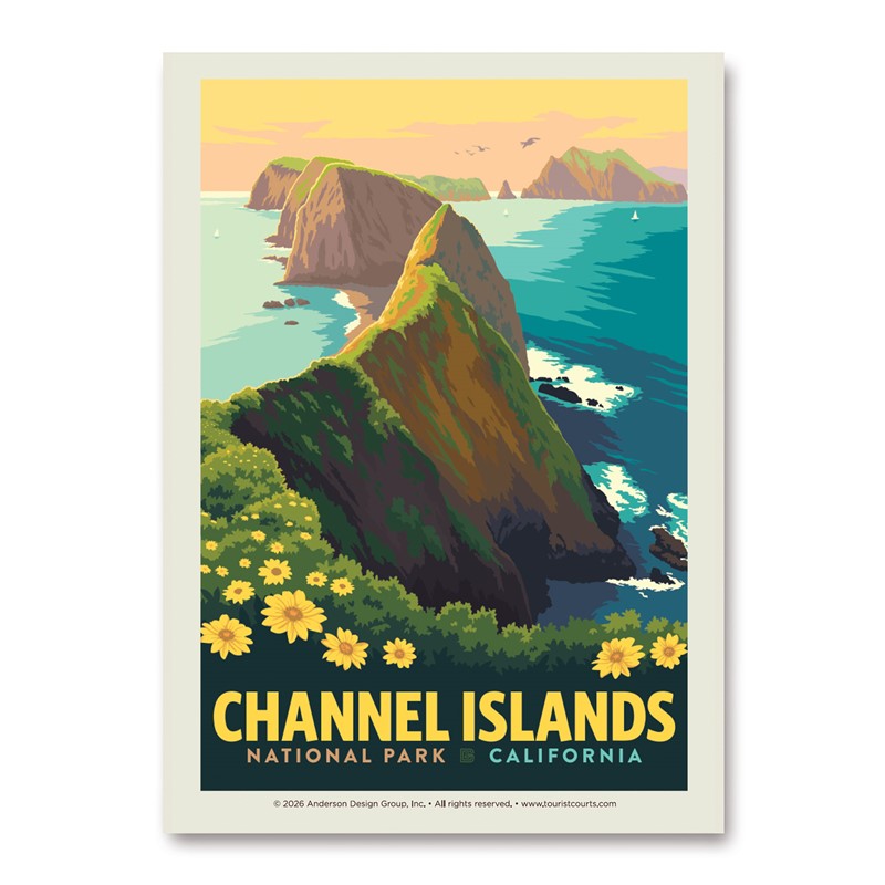 Channel Islands NP Inspiration Point Vertical Sticker| Vertical Sticker