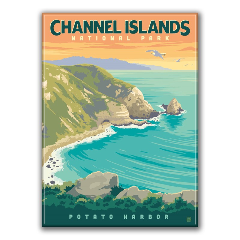 Channel Islands NP Potato Harbor Magnet| American Made Magnet