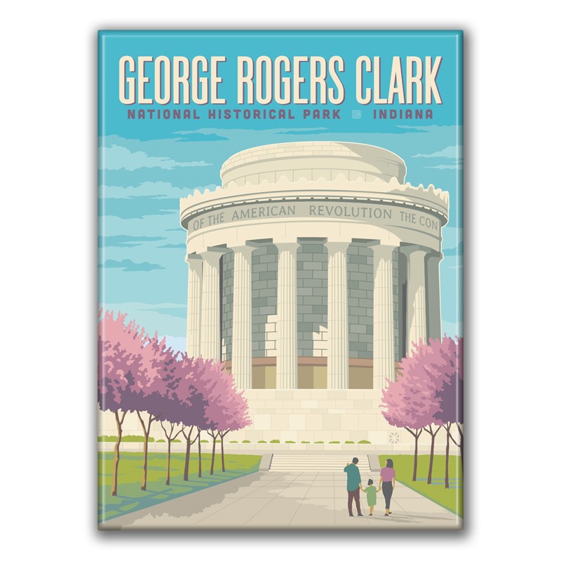 George Rogers Clark Memorial Magnet| American Made Magnet