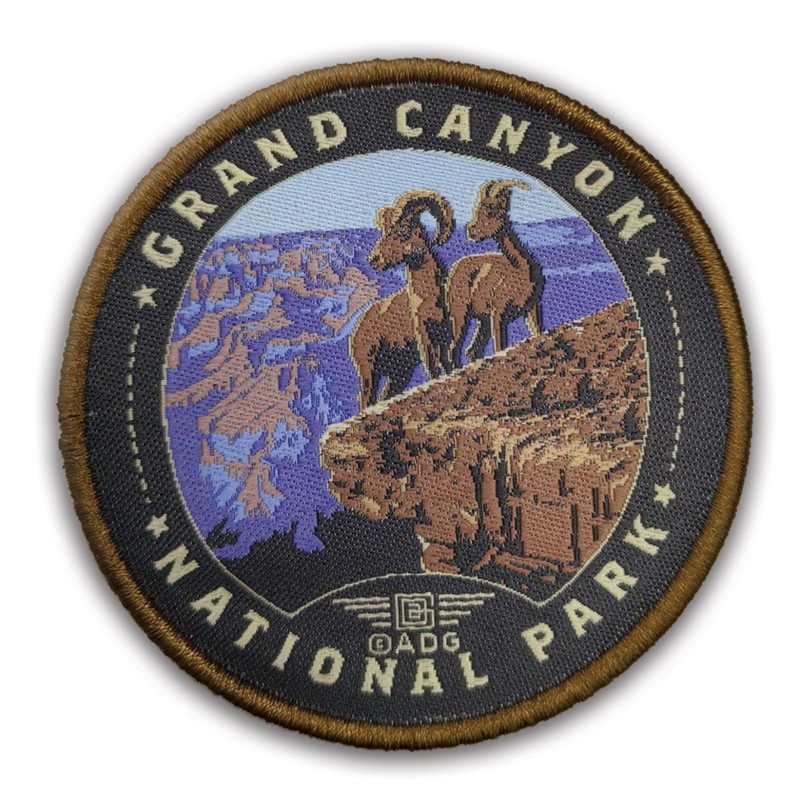 Grand Canyon NP Bright Angel Trail Patch| Woven Patch